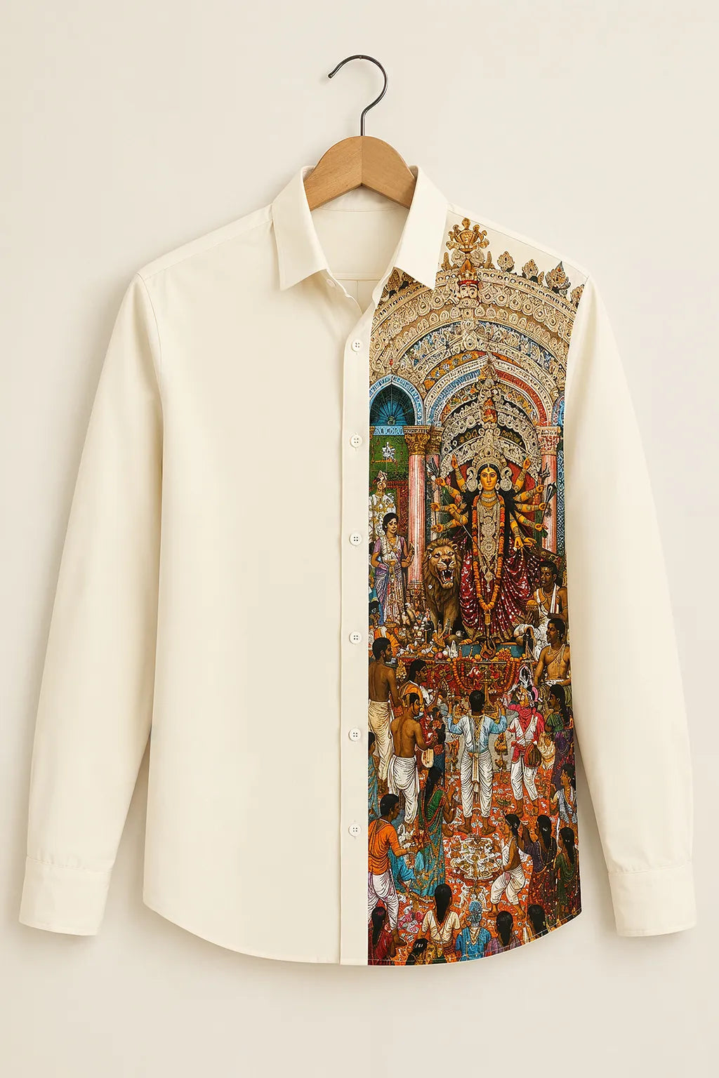 Men’s Durga Heritage Print Shirt