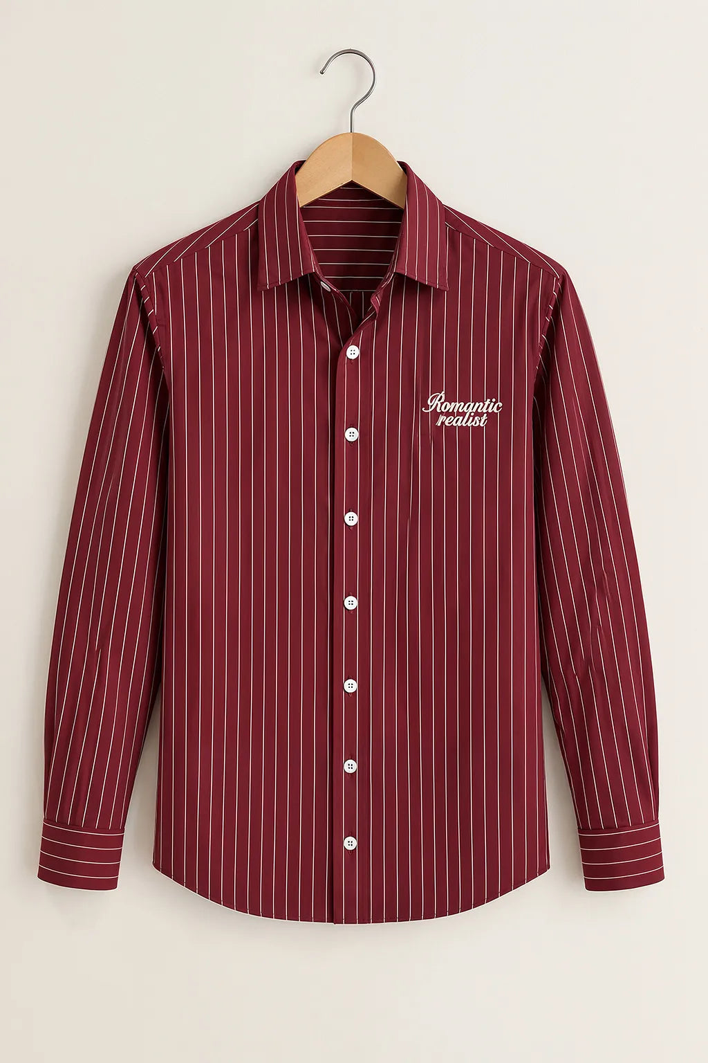 Men’s Wine Classic Stripe Shirt