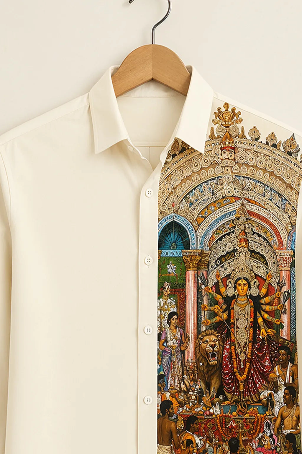 Men’s Durga Heritage Print Shirt