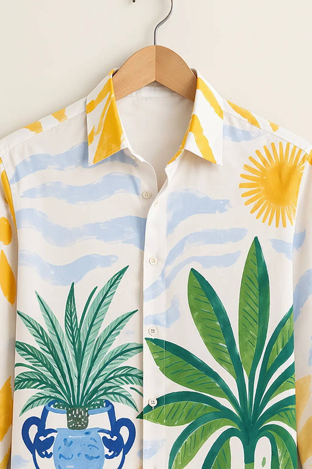 Men’s Summer Sunny Print Shirt