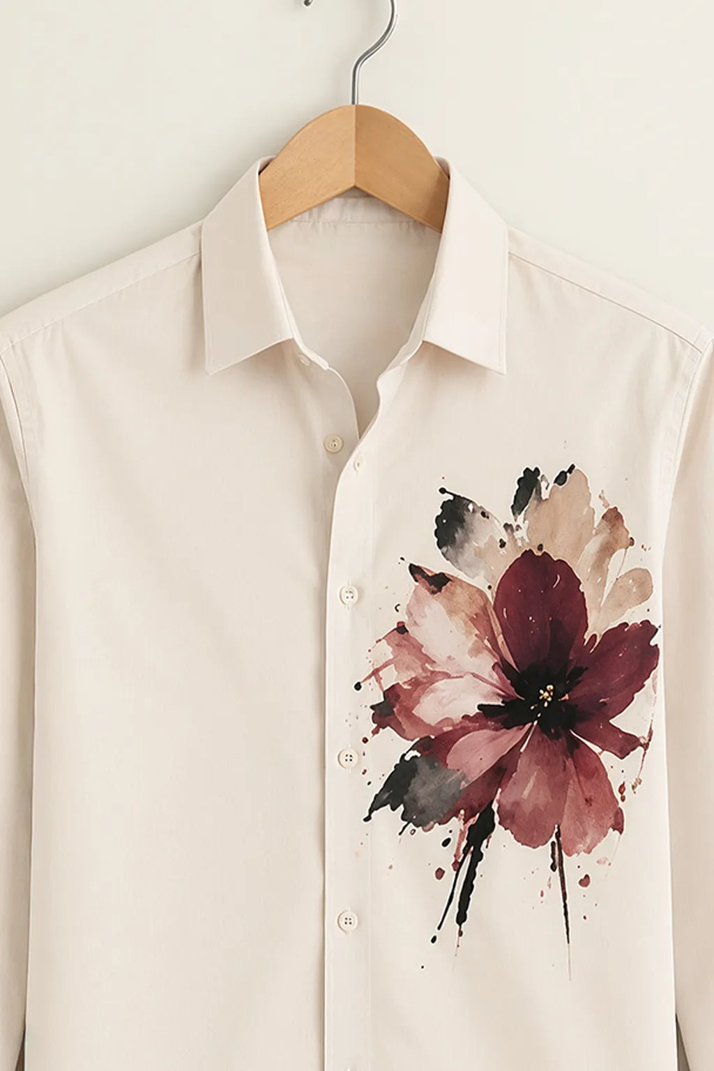 Men’s Flower Print Shirt