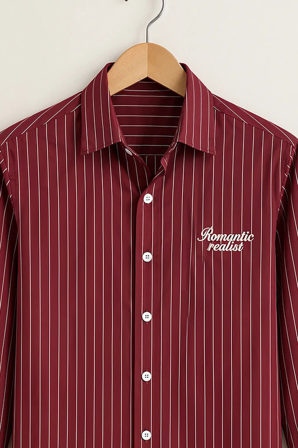 Men’s Wine Classic Stripe Shirt