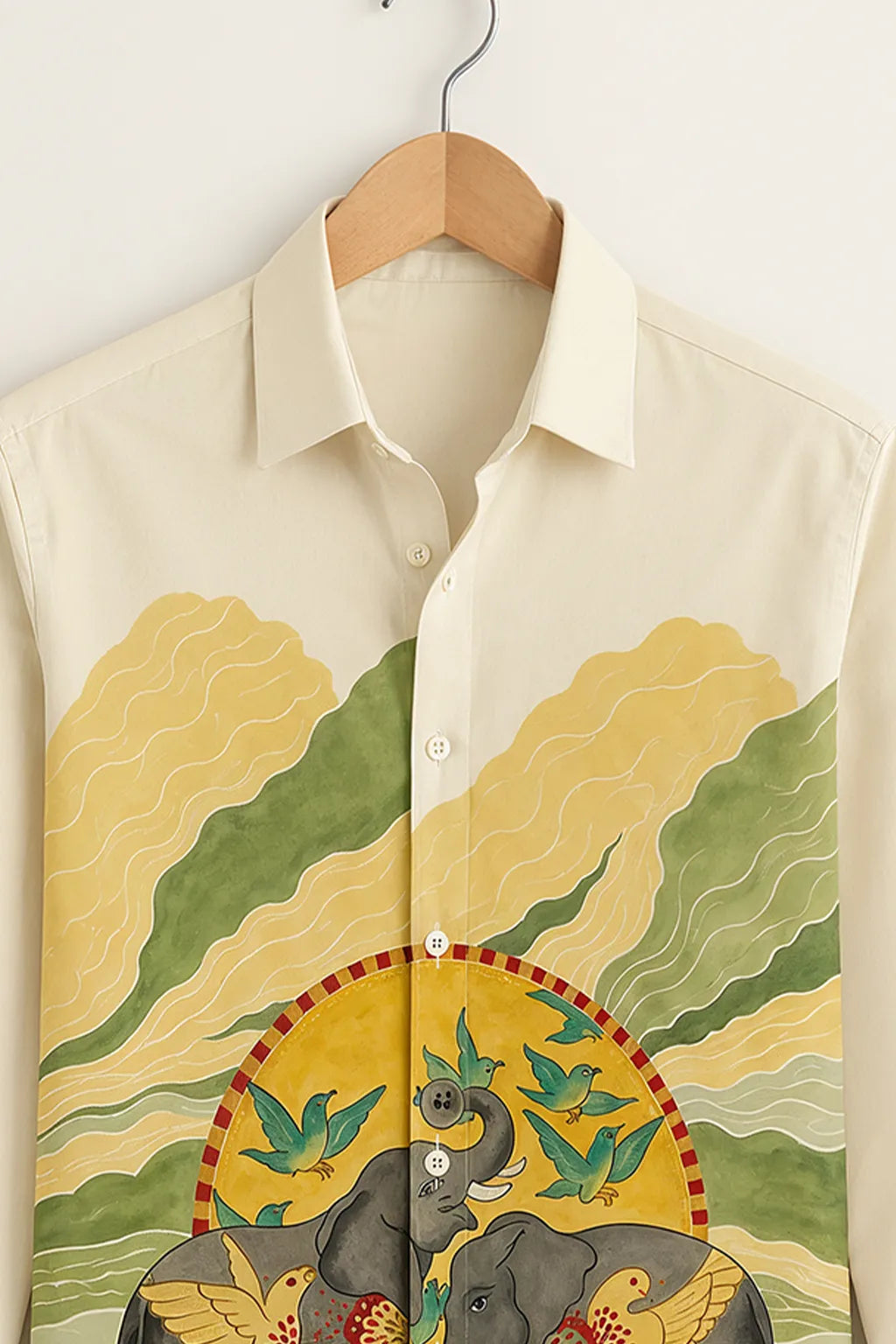 Men’s Elephant Heritage Print Shirt