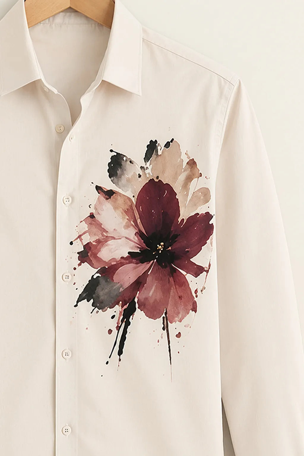 Men’s Flower Print Shirt