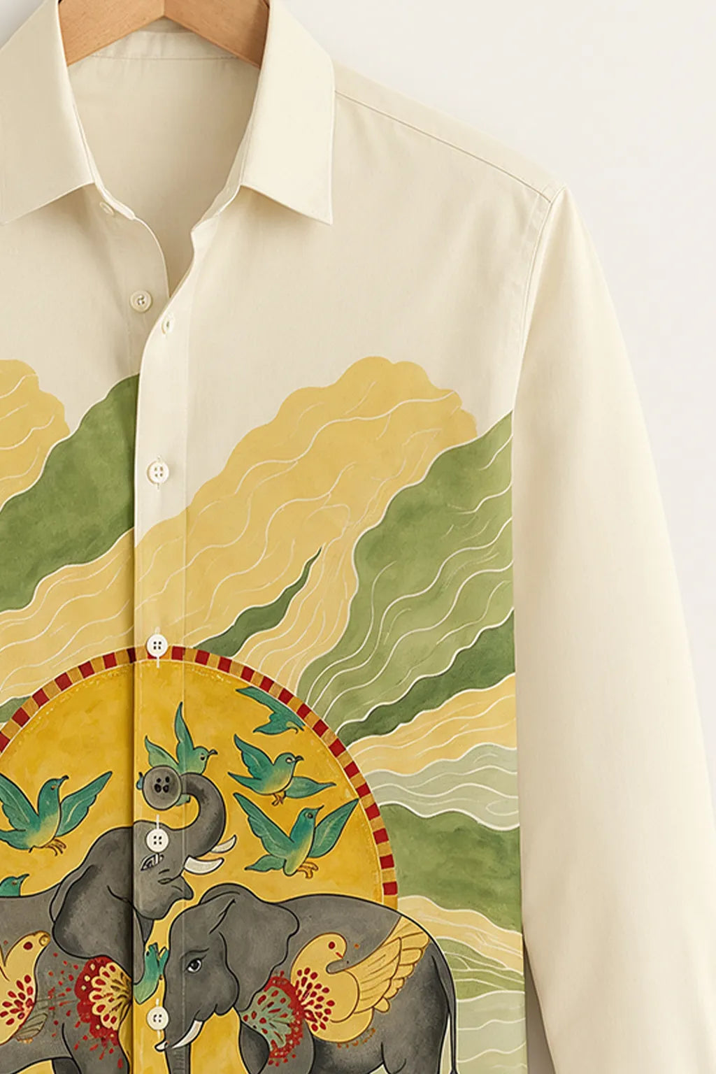 Men’s Elephant Heritage Print Shirt