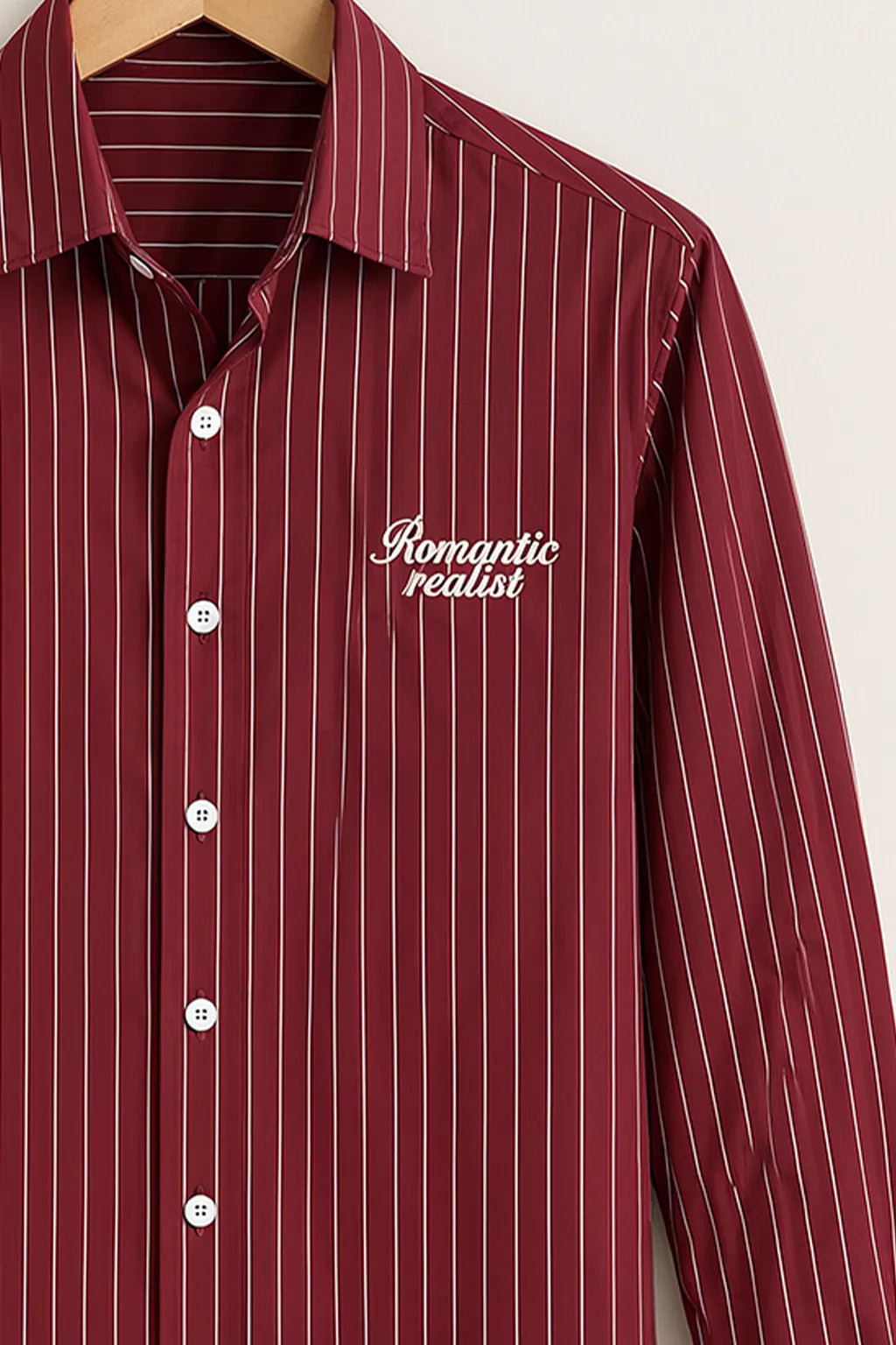 Men’s Wine Classic Stripe Shirt